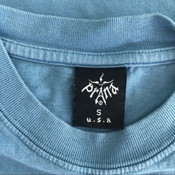 Prana Blue Cotton Short Sleeve Tee - Picture 4 of 4